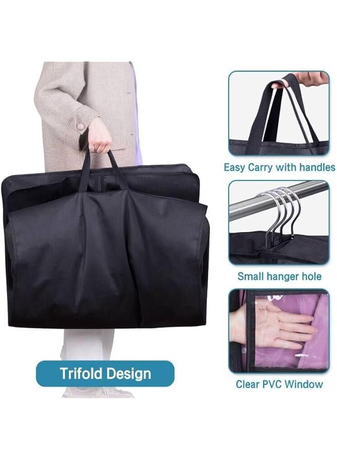 HOOKOR 152CM Dress Garment Bags set of 3 for Hanging Clothes Travel, Gusseted Garment Bags for Closet Storage with Handles for Long Gowns, Coats (152CM)  - Image 4