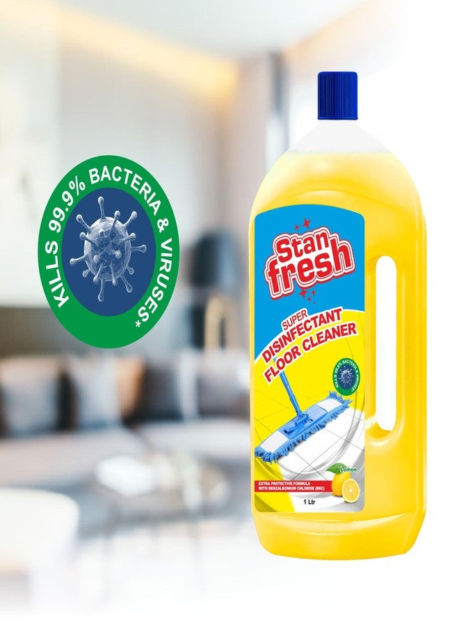 Stanfresh Super Disinfectant Floor Cleaner - Lemon 1ltr (Pack of 2) - Image 4
