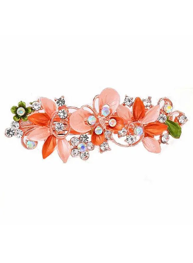 Blue Green Rhinestone Flower Butterfly Hair Clips Barrette For Women Elegant Hairpins - Image 5