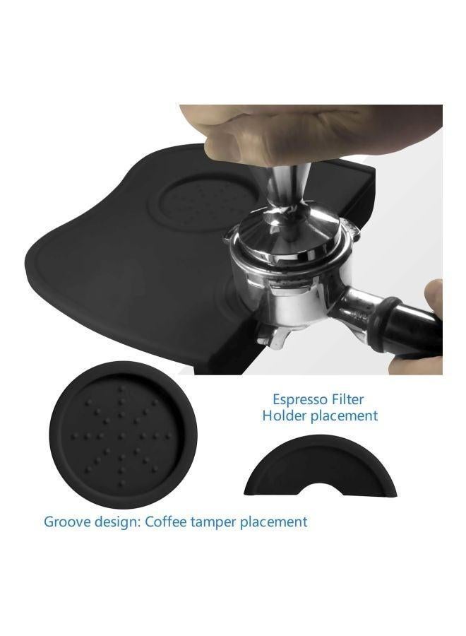 Silicone Coffee Tamper Mat black 18.5x1.1x14.8centimeter - Image 3