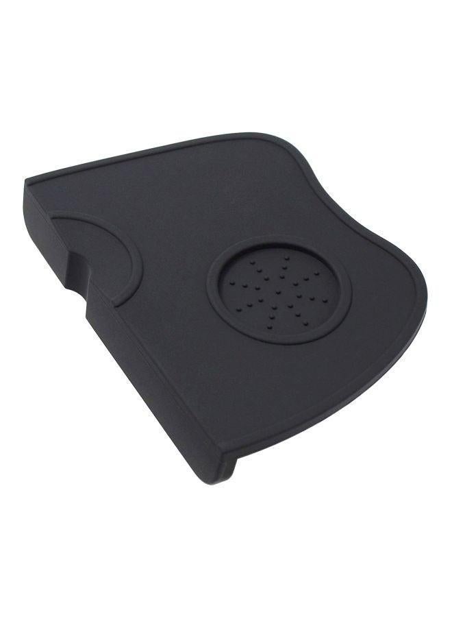Silicone Coffee Tamper Mat black 18.5x1.1x14.8centimeter - Image 1