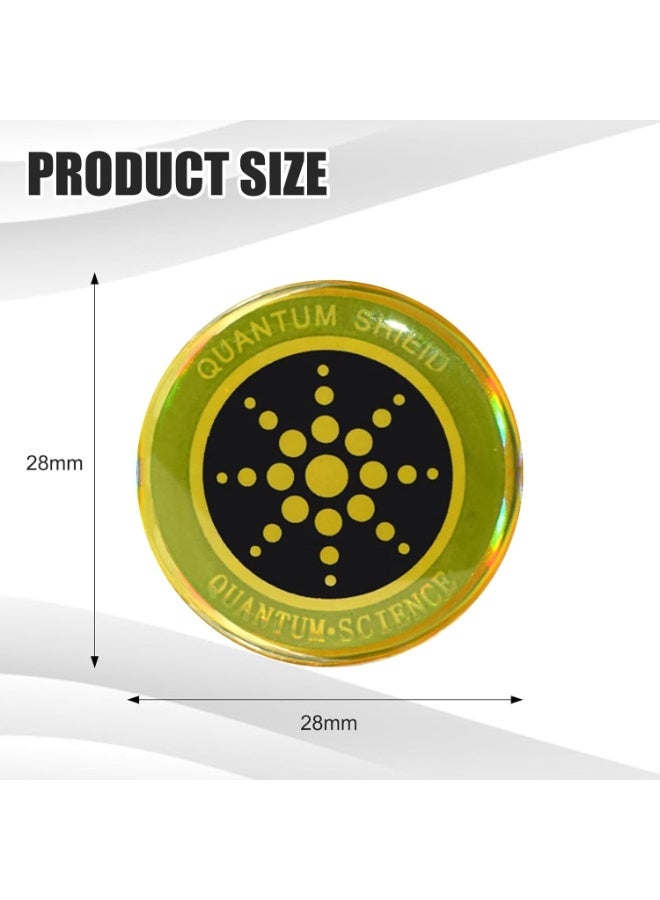 Alissa 6-Pack EMF Protection Stickers – Anti-Radiation Quantum Shields for Phones, Laptops, Tablets & Wi-Fi Devices | 5G EMF Protection Discs - Image 3