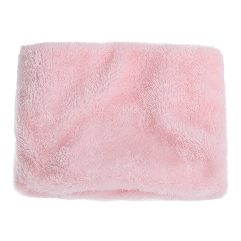 New Children'S Scarf For Boys And Girls Baby Plus Velvet Warm Knitted Scarf Set Single Loop - Image 4