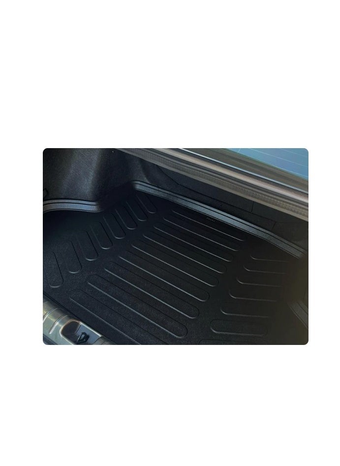 Rizline - RizLiner Kia Optima (Non Hybrid)  2015-2021 Floor Mats 3D Custom Fit Compatible with  Car Mats Laser Measured 1st & 2nd Row Floor Liners All Weather Non-Slip (Black) - Image 1