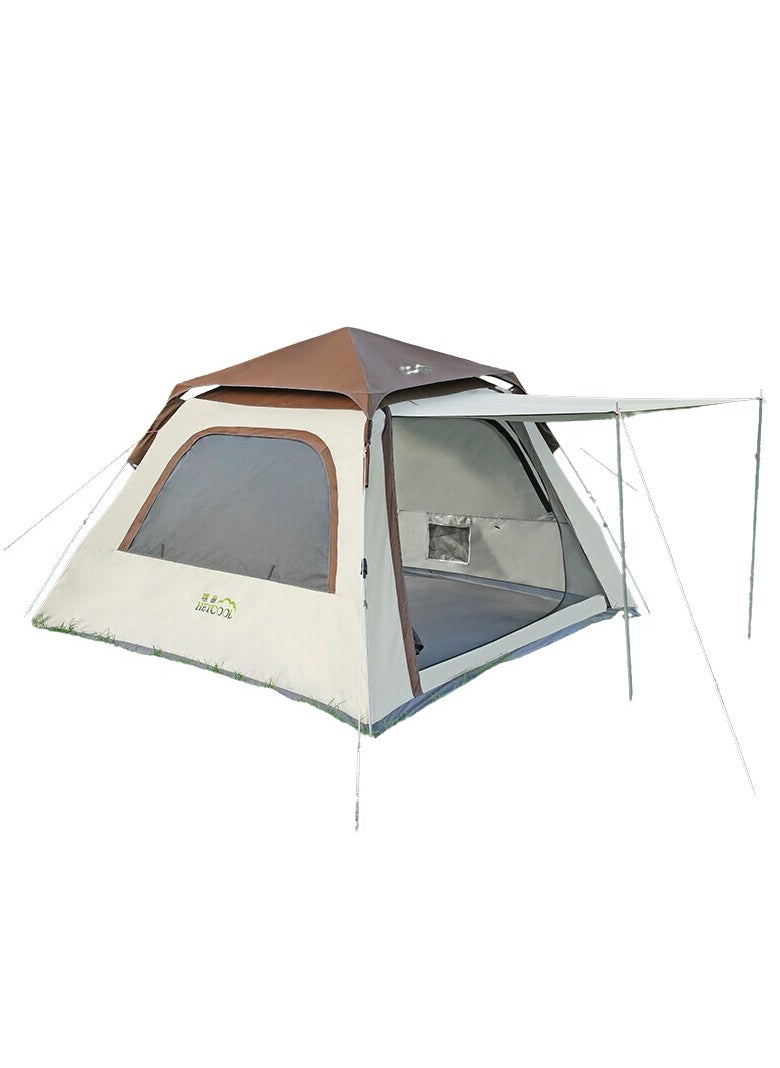 Manful Four sided automatic tent Instant Pop-Up Tent Lightweight Portable Tent Outdoor Camping Waterproof Windproof Camping Tent Removable Cover and Mesh Windows 2 Doors with Carry Bag  - Image 3