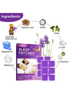 Elaimei Sleep Patches, Sleep Patches For Adults, Natural Sleep Aid Patches For Restful Sleep, Wake up Refreshed And Rejuvenated, Cruelty Free Sleep Alternative 60 Patches, Sleeping Patch For Men And Women  - Image 2