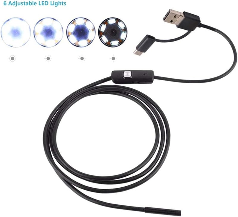USB Type C Endoscope IP67 Waterproof 3 in 1 Borescope Camera for Android PC - Image 5