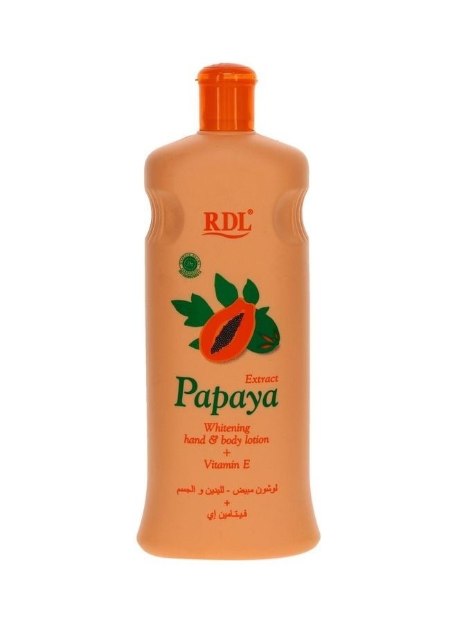 PAPAYA Pack Of 3 Papaya Extract Whitening Hand And Body Lotion 600ml - Image 3