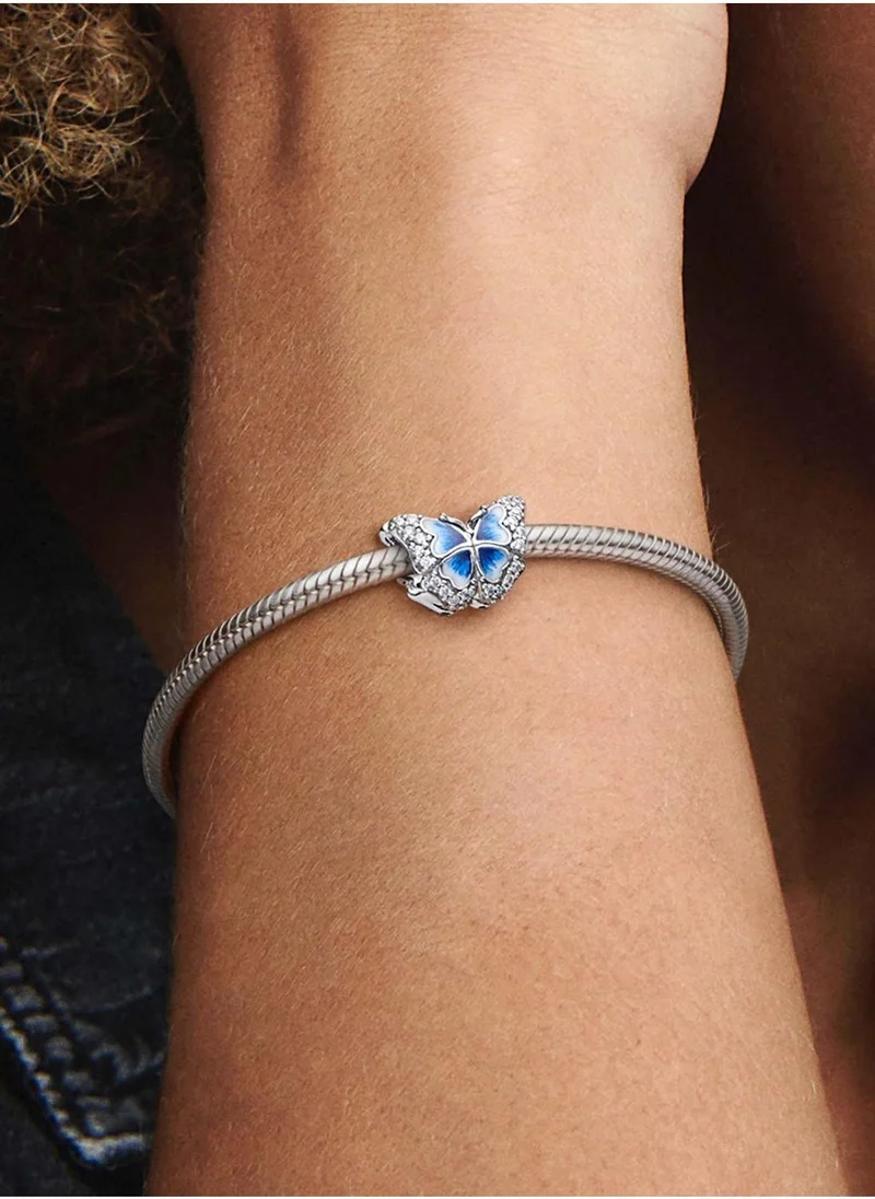 PANDORA Blue Butterfly Sparkling Charm