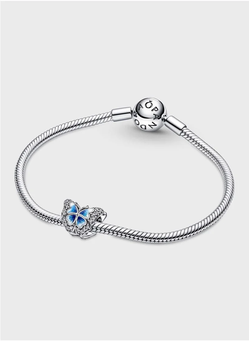 PANDORA Blue Butterfly Sparkling Charm