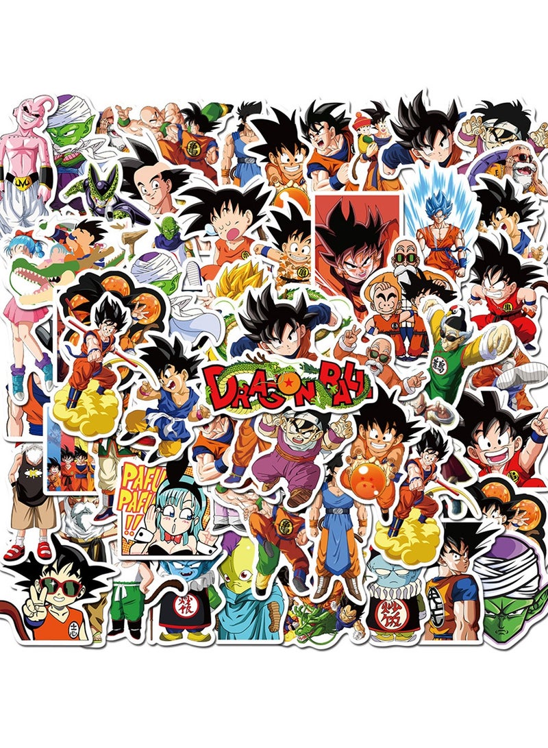 general 50-Piece Dragon Ball Cute Vinyl Waterproof Sticker