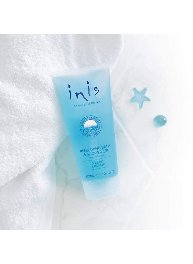 Inis The Energy Of The Sea Refreshing Bath And Shower Gel 7 Fluid Ounce - Image 3