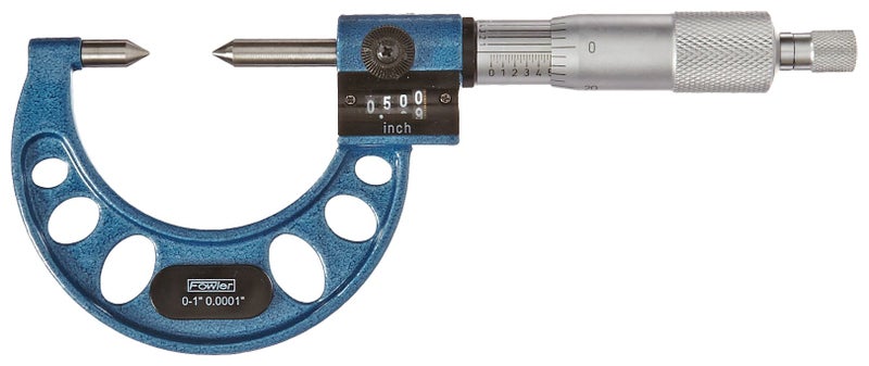 Fowler 52-226-801-1, Digit Counter Point Micrometer with 0-1" Measuring Range - Image 1