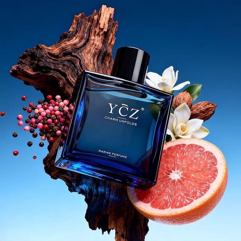 Ycz Marine Charm Unisex Eau de Parfum - 1.7 oz Long Lasting Sea Perfume for Men and Women, Everyday Fragrance, Ideal Ocean Fragrance For Special Occasions, Travel Perfumes - Image 2