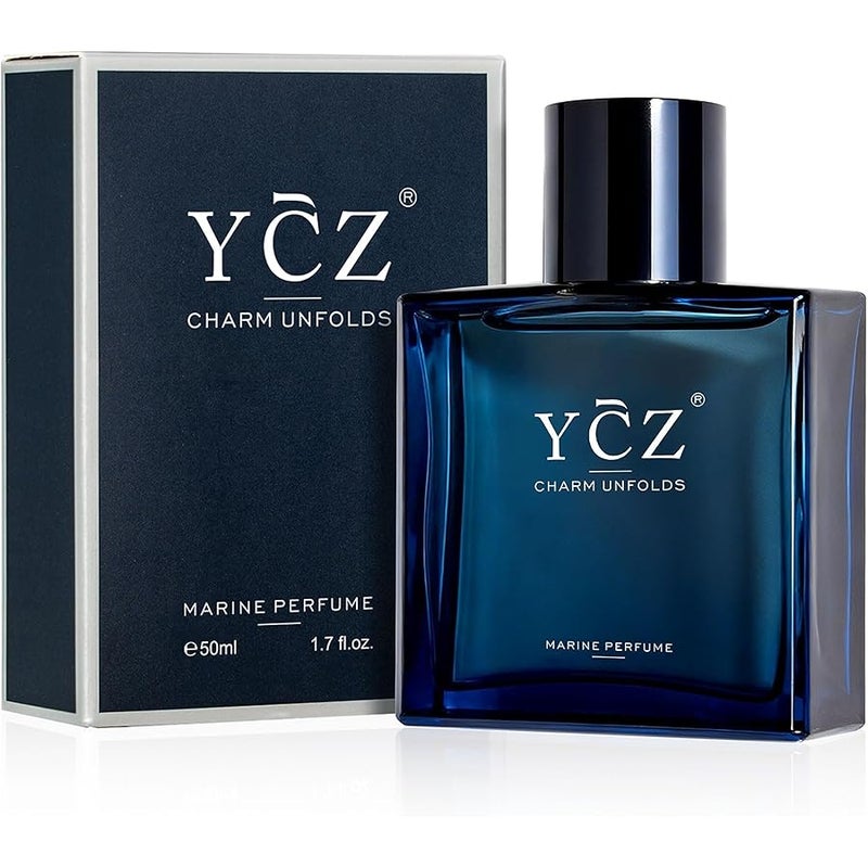 Ycz Marine Charm Unisex Eau de Parfum - 1.7 oz Long Lasting Sea Perfume for Men and Women, Everyday Fragrance, Ideal Ocean Fragrance For Special Occasions, Travel Perfumes - Image 1