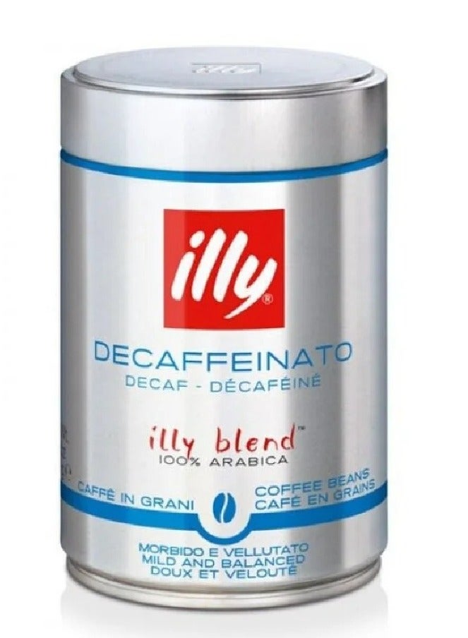 Illy 100% Arabica Coffee beans Decaf Coffee - 250g  - Image 1