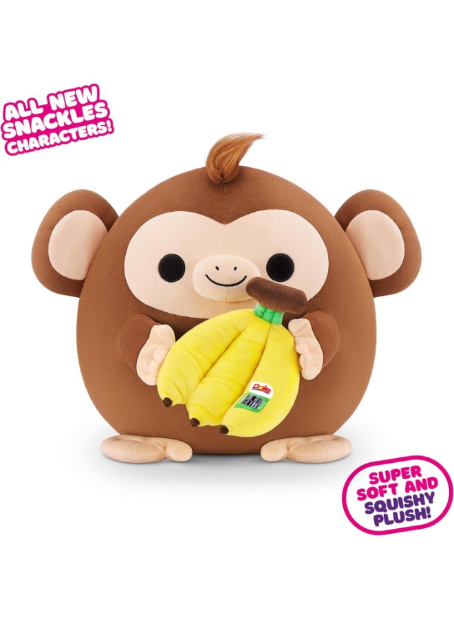 Snackles 77573L Monkey (Dole, Banana) Series 2 35cm Plush Toy Medium (35cm) - Image 2