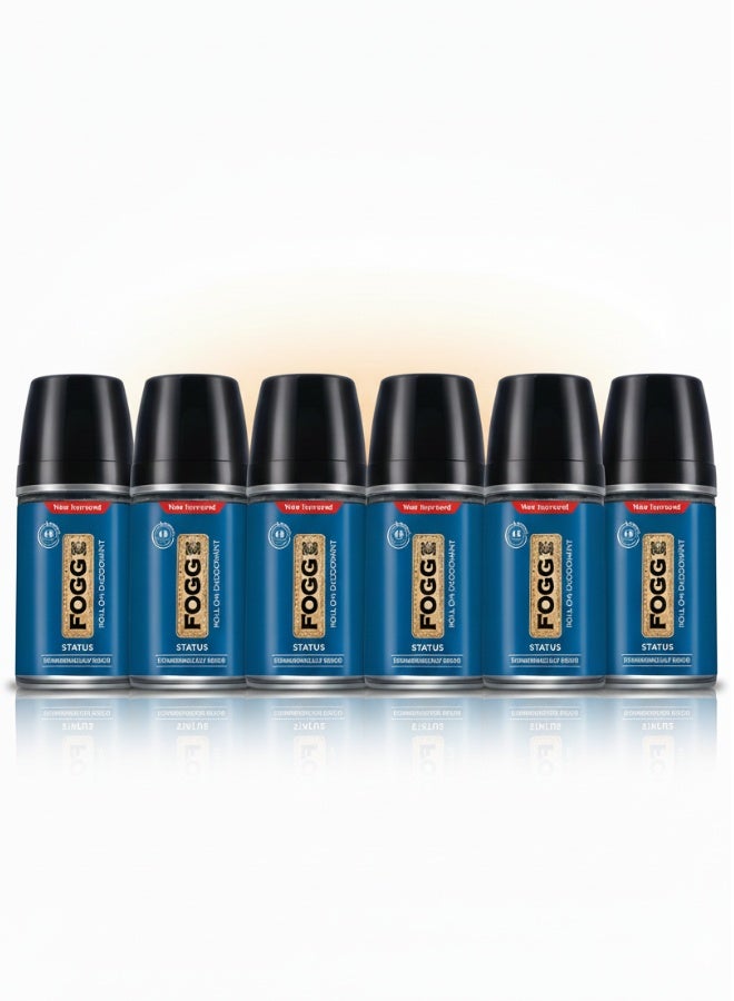 فوج ستاتس رول أون مزيل عرق للرجال انتعاش طويل الأمد تحكم في التعرق استخدام يومي عبوة متعددة