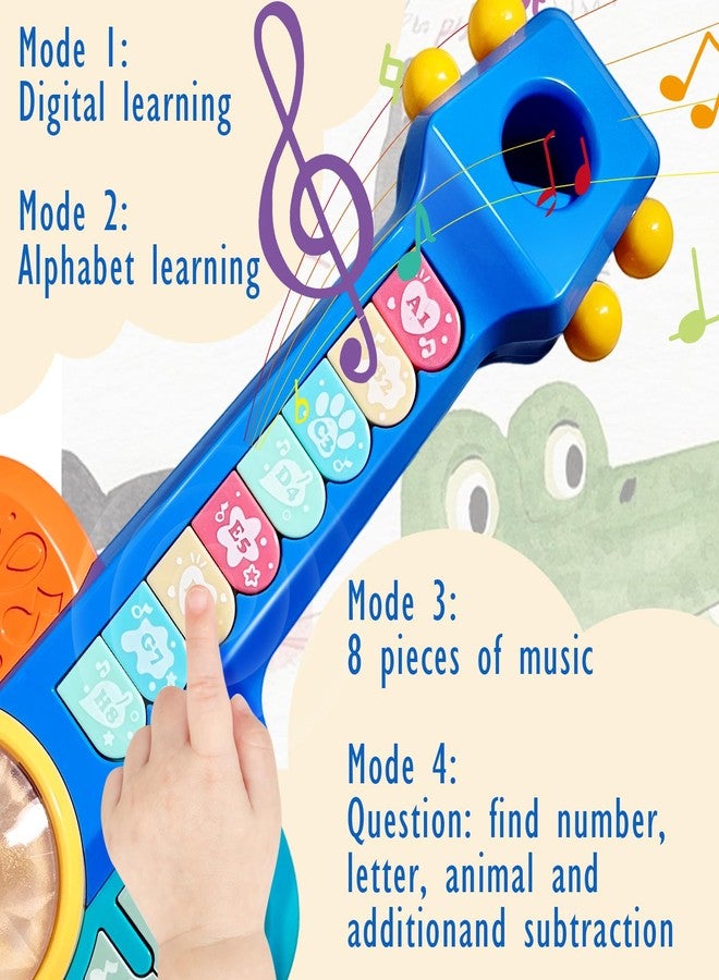 SailStart Toddlers Guitar Musical Toys for 1-2 Year Old Boy/Girl, Multiple Modes with Piano Keys, Animal Sounds, Musical, Baby Toys 12-18-24 Months, Gifts for One Year Old Boys/Girl - Image 3