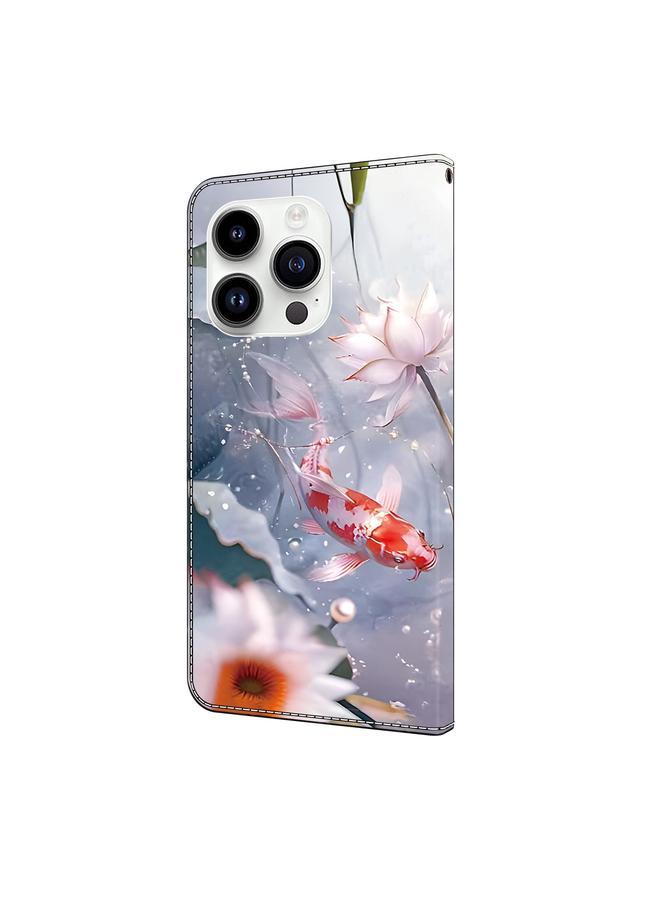 S-TOP Case For iPhone 11 Pro Crystal Painted Leather Phone case - Image 3