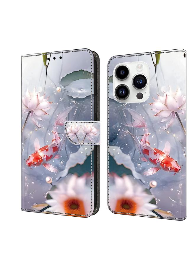 S-TOP Case For iPhone 11 Pro Crystal Painted Leather Phone case - Image 1