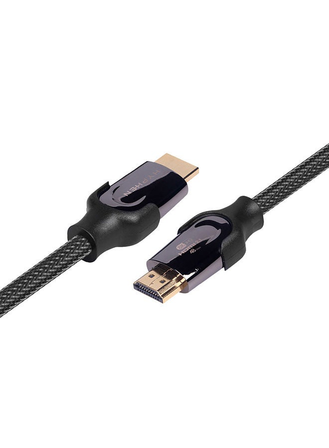 نيبمينينت كابل HDMI 2.1 فائق السرعة بطول 2 م أسود - Image 4