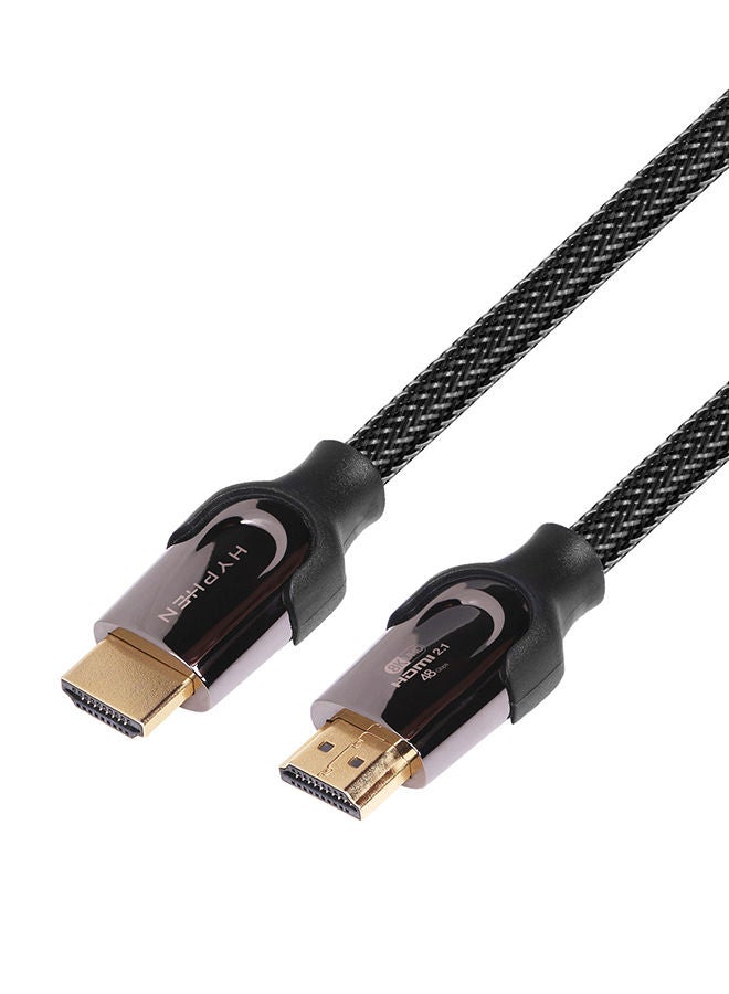 نيبمينينت كابل HDMI 2.1 فائق السرعة بطول 2 م أسود - Image 2