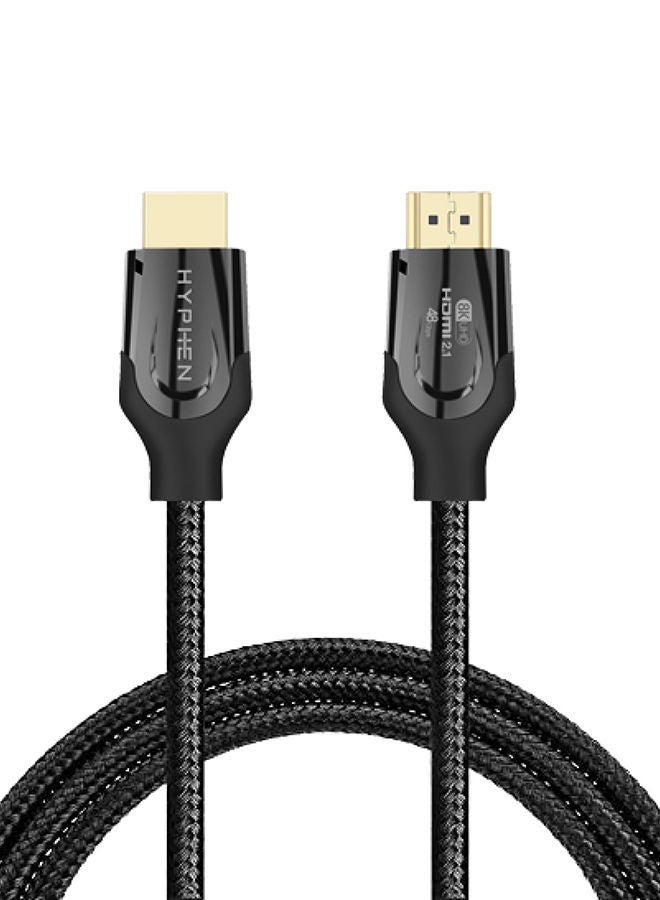 نيبمينينت كابل HDMI 2.1 فائق السرعة بطول 2 م أسود - Image 5