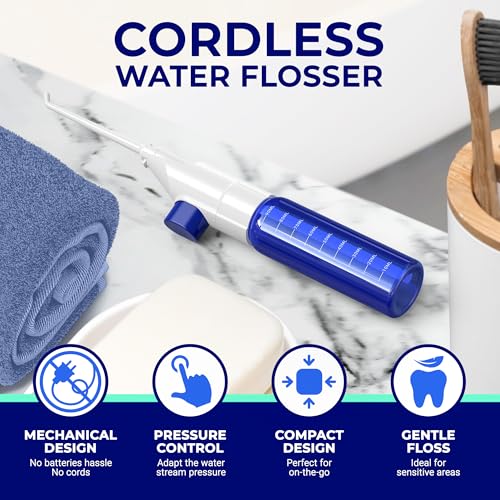 ORAVIX Dental Water Flosser, Tonsil Stone Remover, Gentle Oral Irrigator for Sensitive Teeth and Gums, Kids Manual Water Flosser, No Electricity or Batteries - Image 4