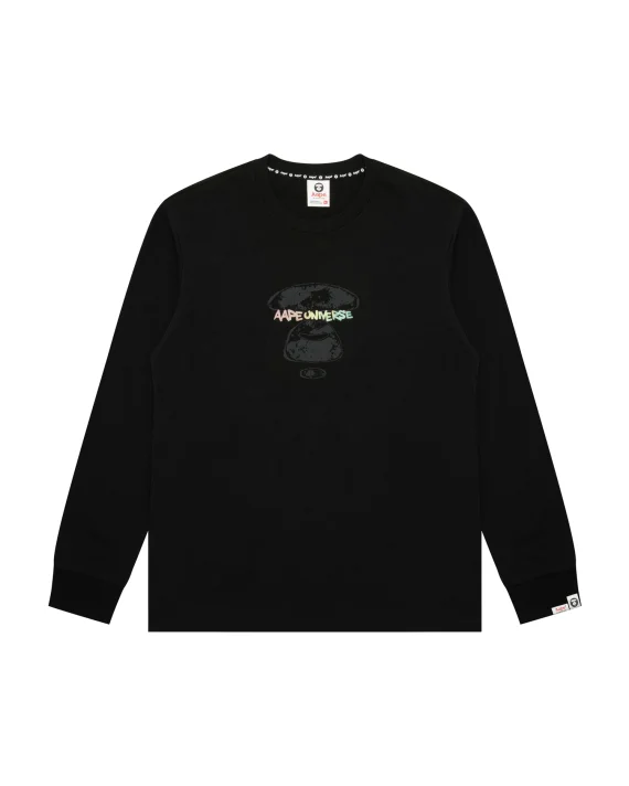 ايه ايه بي إي AAPEUNVS moonface long sleeve tee