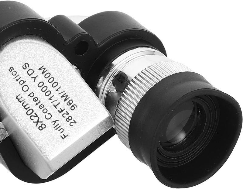 8x20 Mini Monocular Telescope for Beginners Portable Handheld Fishing and Camping Scope with Blue Coating Compact Optical Hiking Accessory for Adults - Image 3