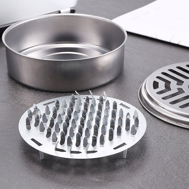 Holder With Cover Stainless Steel Incense Coil Holder Box - Image 3