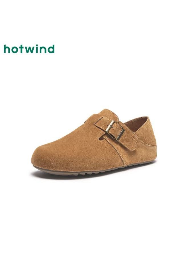 Hotwind Men's Casual Birkenstock Style Retro Fashion Closed-toe Slippers - Image 1