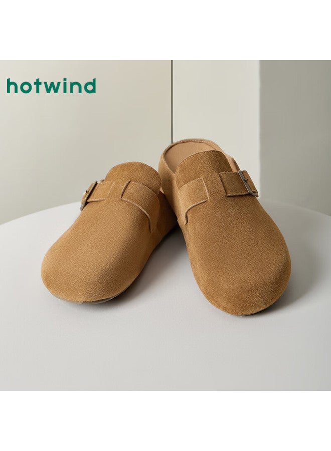 Hotwind Men's Casual Birkenstock Style Retro Fashion Closed-toe Slippers - Image 3
