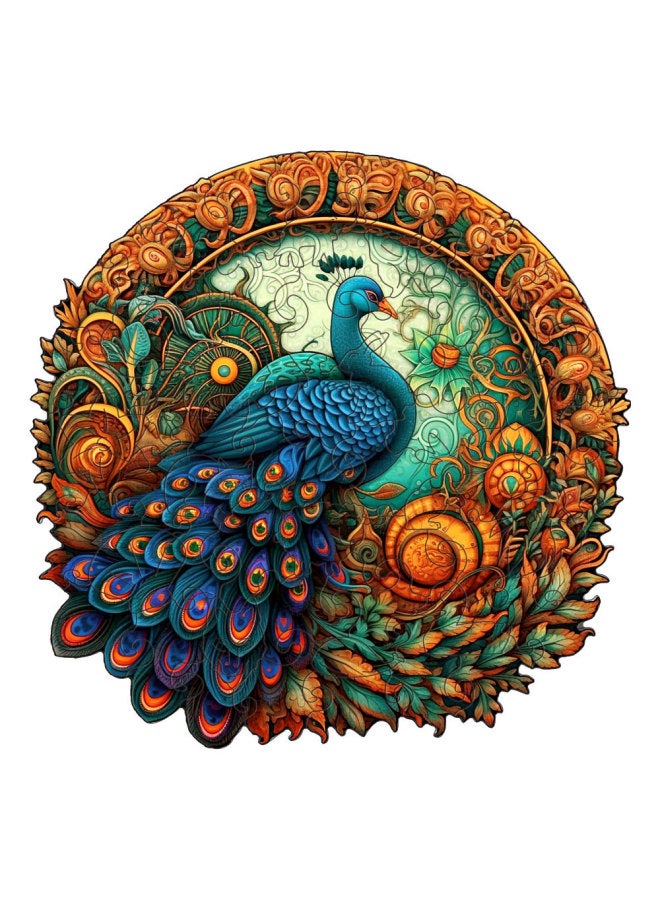 Hot Irregular Round Bird Shaped Animal Wooden Adult Puzzle Toy Independent Station Wholesale-Color:S-carton-H161 - Image 1