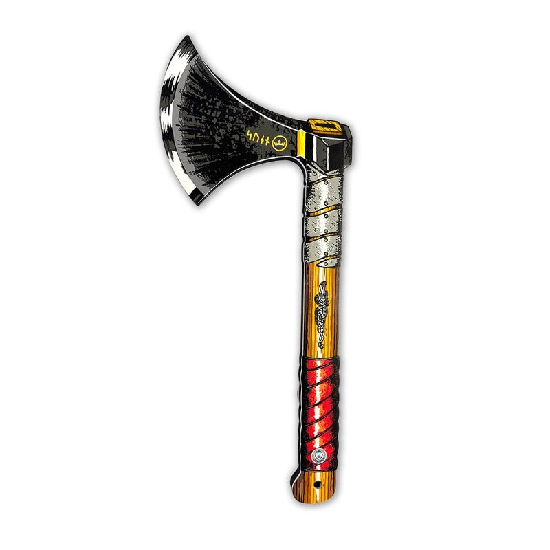 Liontouch Viking Axe for Boys Aged 3 Years Workshop Master Svens Authentic Viking Warrior Toys Safe Medieval Weapon Accessory in Durable Foam for Little Berserkers Roleplay Costumes - Image 2