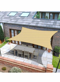 Excefore Sun Shade Sail, Waterproof Outdoor Rectangle Shade Canopy UV Block Awning, Sunrays Block Awning for Patio, Carport, Backyard, Garden and More (96"*118")  - Image 1