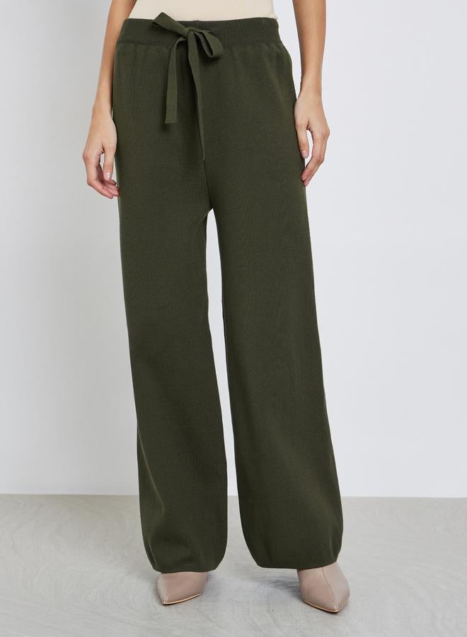 Styli Olive Knitted Sweater and Pants Co-ords - Image 5