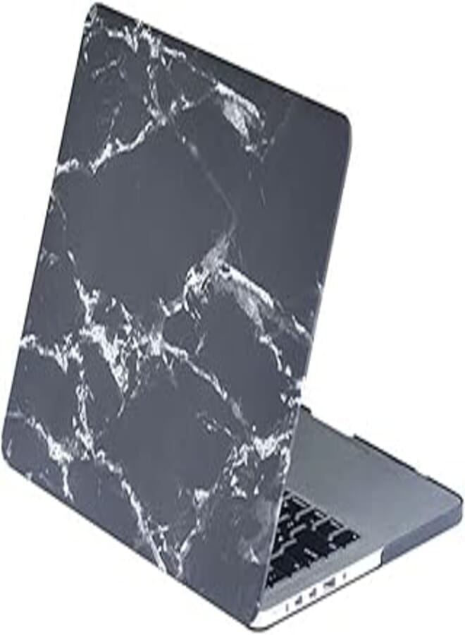 Ultra Slim Hard Protective Cover for MacBook Pro 16in A2141 (Black Marble)