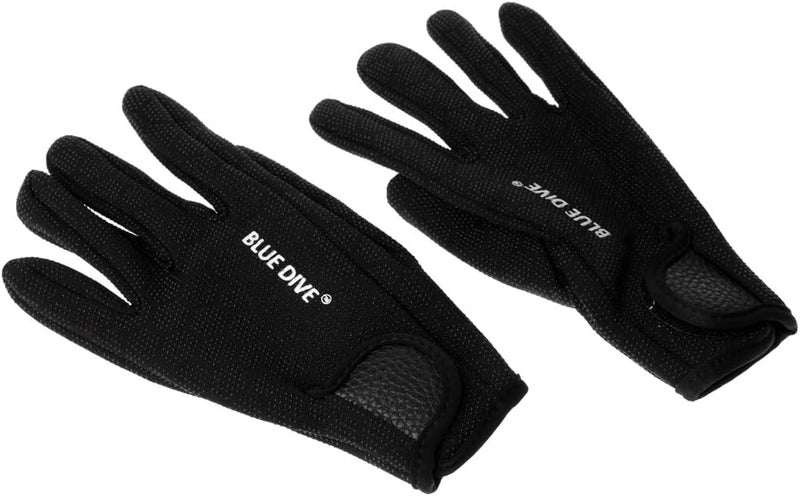klarako 1 Pair 1.5mm Neoprene Anti slip Comfortable Wetsuits Five Finger Gloves for Scuba Diving Surfing Winter Swimming Black/Pink - Image 4