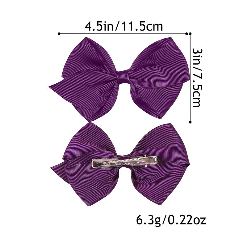 XIMA 30Pcs 45 Hair Bows Alligator Clips Grosgrain Ribbon Bows for Girls Toddlers Kids WomenHair Accessories - Image 4