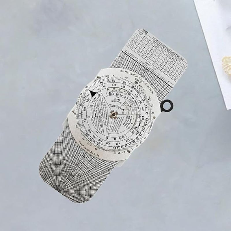 Flight Navigation Slide Rule Calculator for Aviation Simulation Training Mini Size - Image 5