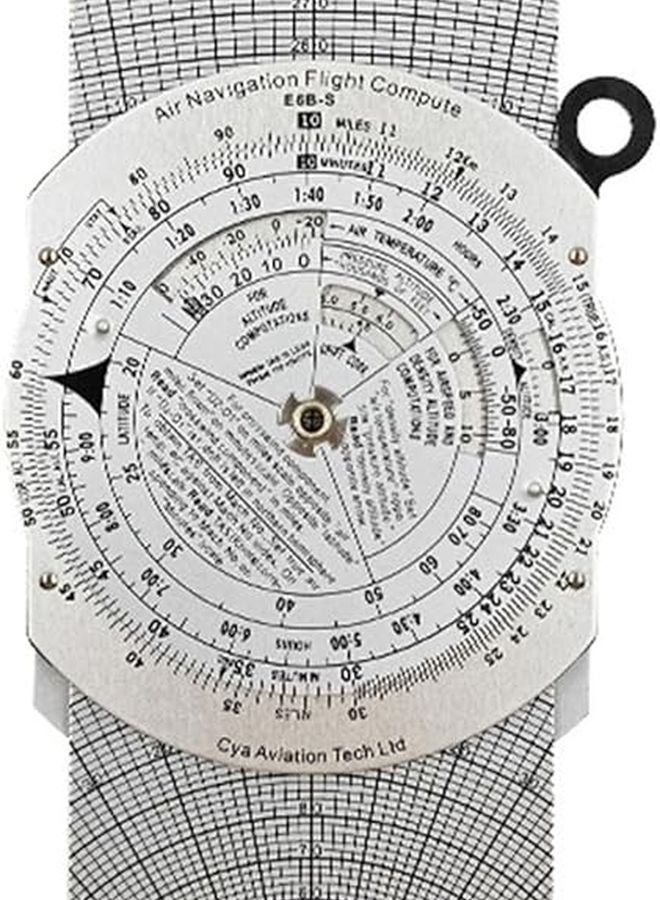 Flight Navigation Slide Rule Calculator for Aviation Simulation Training Mini Size - Image 2
