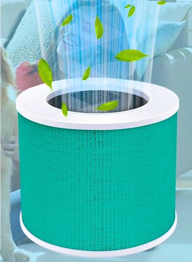 Chase Up 2 Pack Core Mini Replacement Filter Compatible with Core Mini Air Purifier, 3-in-1 H13 Grade True HEPA & Activated Carbon Filter, Compared to Part #Core Mini-RF (Green) - Image 3