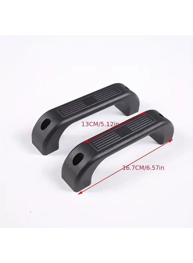 Aluminum Alloy Interior Door Handle Silvery Decorative Accessories Compatible With 04-18 Land Rover Defender Durable Car Interior Trim Replacement Parts - Image 2