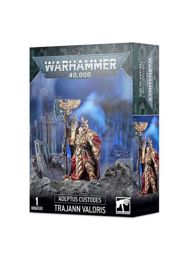 Games Workshop Warhammer 40 000 Adeptus Custodes Captain General Trajann Valoris Miniature - Image 2