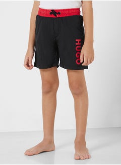 HUGO Kids Logo Swim Shorts  - Image 1