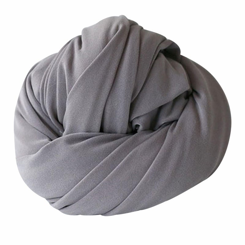 BabyMoon Baby Wrap Photography Props Stretch Without Wrinkle, Anti-Pilling, Breathable Blanket Swaddle Wrap | Grey & Brown - Image 3