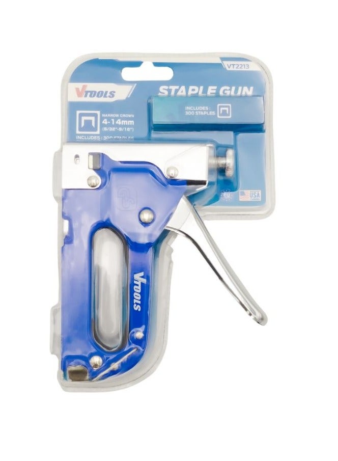 في تولز مسدس يدوي للتدبيس بقوة قابلة للتعديل مع 300 دبوسًا على شكل حرف U بطول 14 مم لتنجيد وإصلاح المواد والنجارة والديكور والأثاث والعمل بنفسك - Image 5