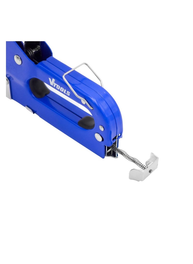 في تولز مسدس يدوي للتدبيس بقوة قابلة للتعديل مع 300 دبوسًا على شكل حرف U بطول 14 مم لتنجيد وإصلاح المواد والنجارة والديكور والأثاث والعمل بنفسك - Image 4